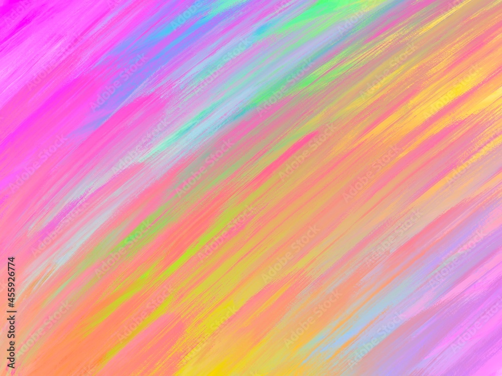 Abstract oil painting with bright color Abstract oil painting with bright color