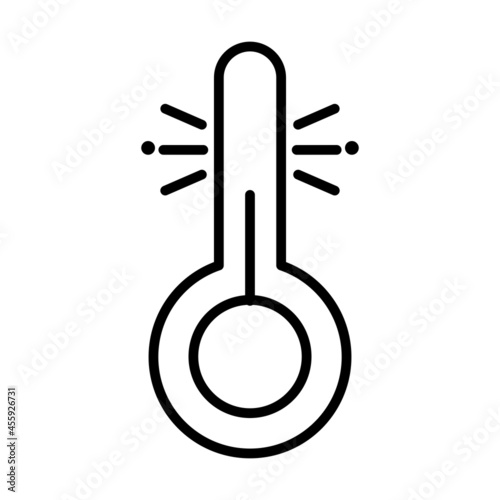 Fahrenheit Vector Line Icon Design