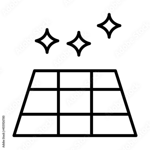 Floor Vector Line Icon Design
