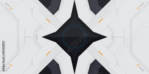 futuristic robot theme gaming background