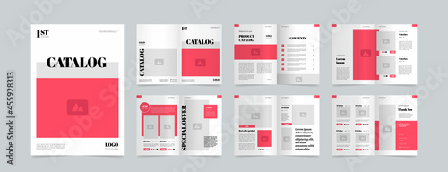 modern a4 product catalog design template