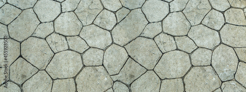 gray stone tiles background polyhedral pattern urban design