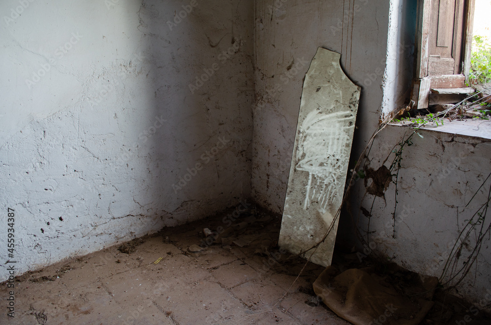 mirror in an abandoned house mirror in an abandoned house