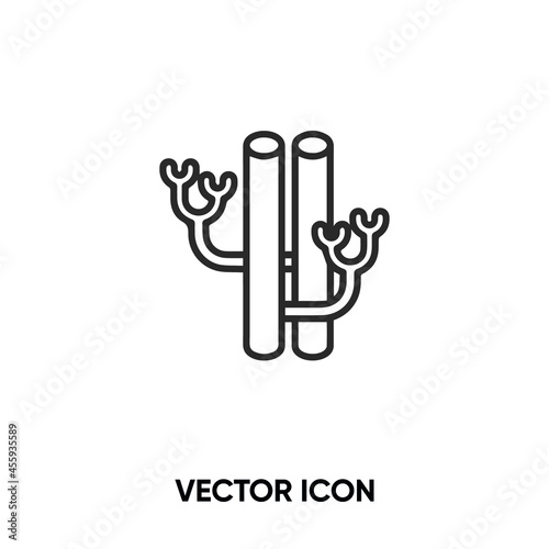 Blood vessel vector icon. Modern, simple flat vector illustration for website or mobile app.Human artery symbol, logo illustration. Pixel perfect vector graphics	