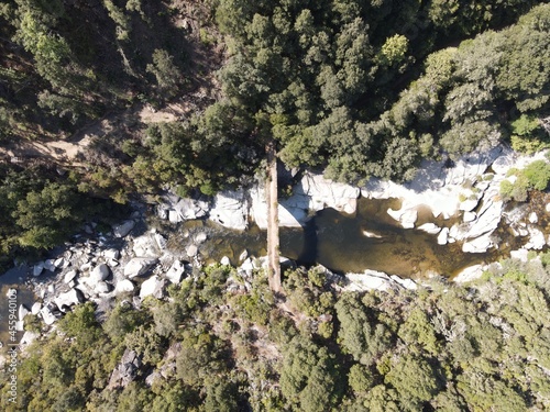 un pont sur le fleuve Taravo - Corse-du-Sud photo