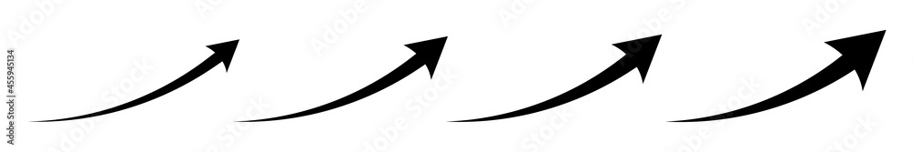 © SVIATOSLAV - Set of arrows. Arrows up. Black arrow icons. Curved arrows. Vector illustration. © SVIATOSLAV - Set of arrows. Arrows up. Black arrow icons. Curved arrows. Vector illustration.