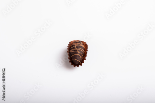 homemade date palm coated with Dark chocolate
