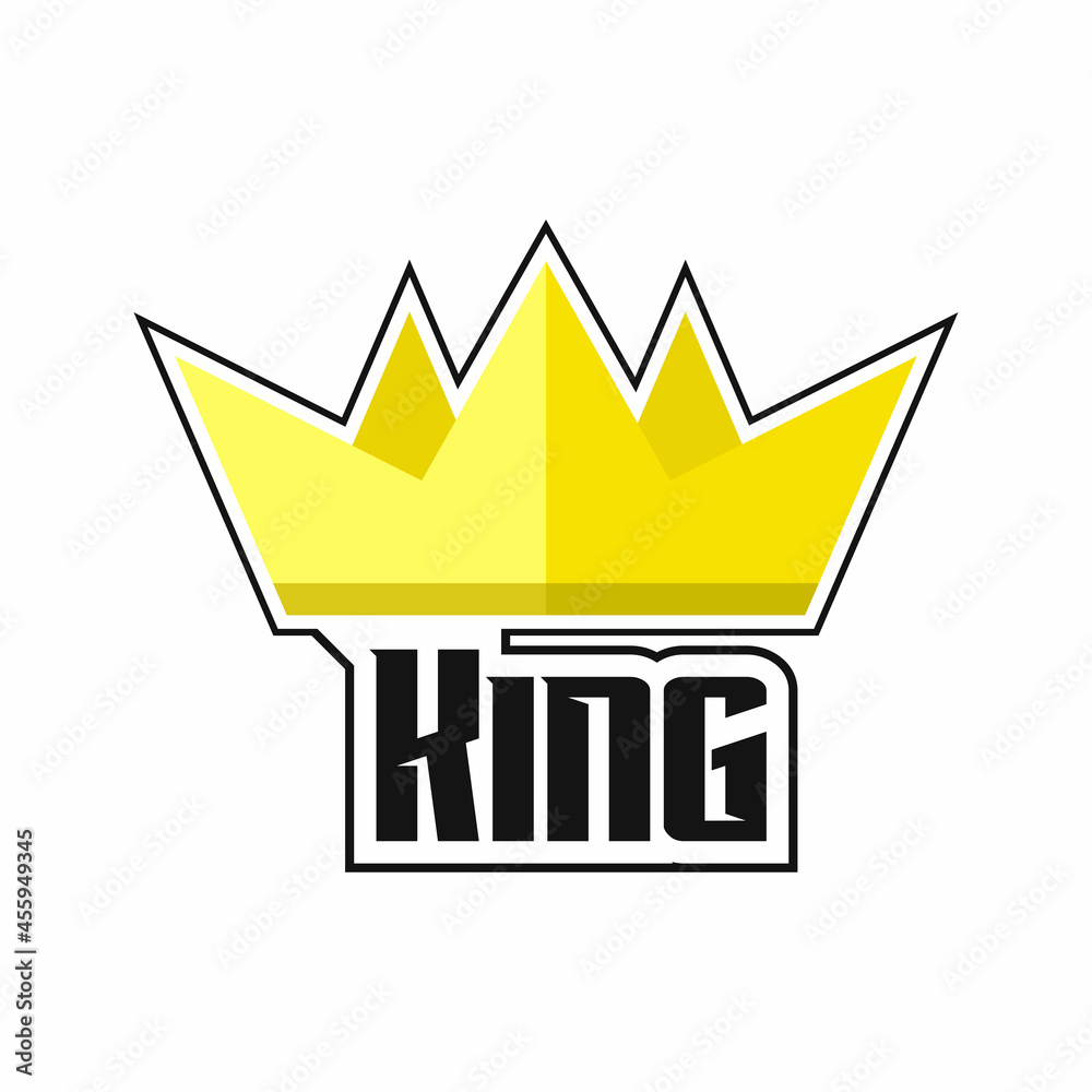 Fototapeta premium King logo vector graphics