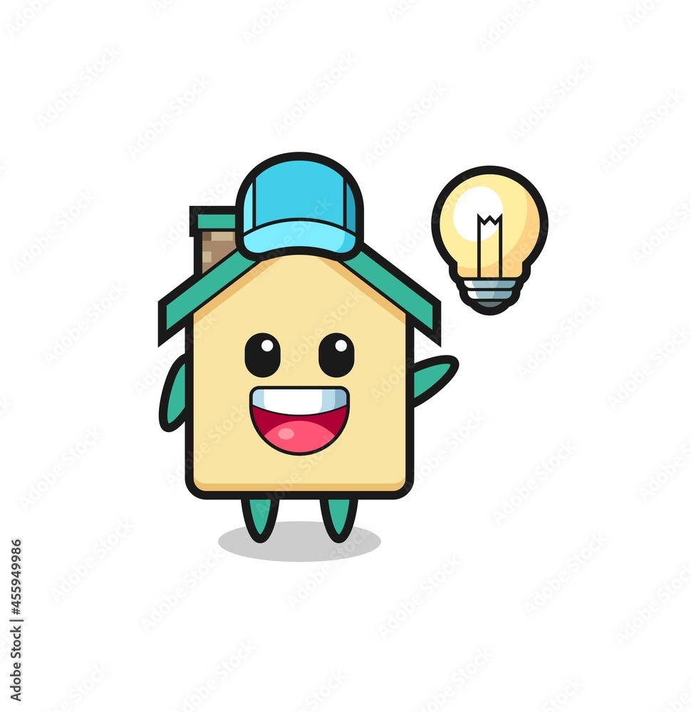 house character cartoon getting the idea house character cartoon getting the idea