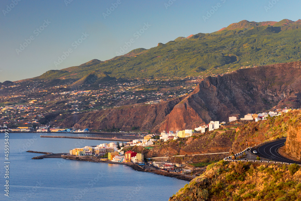 View of Santa Cruz de La Palma city, the capital city of La Palma island (Canary Islands, Spain)