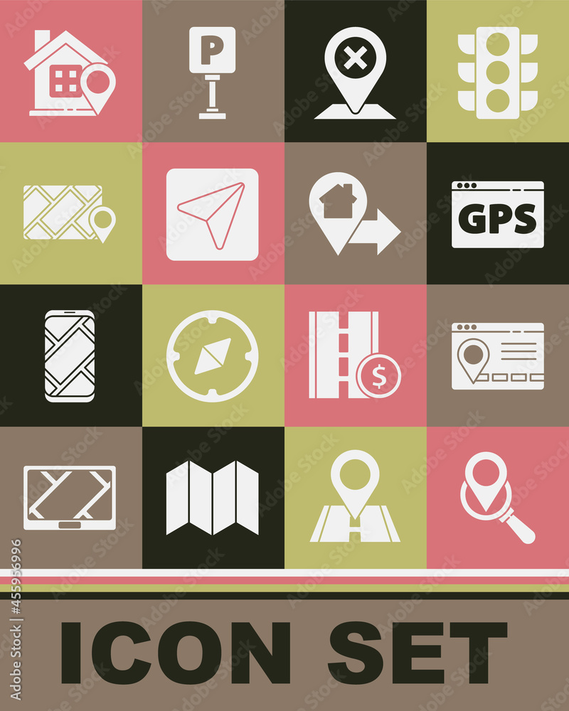 Set Search location, Infographic of city map navigation, Gps device with, Location, City, house and icon. Vector Set Search location, Infographic of city map navigation, Gps device with, Location, City, house and icon. Vector