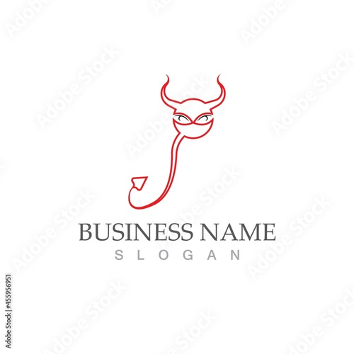 Devil horn Vector icon