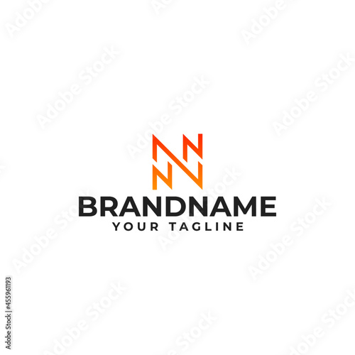 initial letter n nn nnn monogram logo design. minimal vector graphic alphabet symbol template. Free Download initial letter n nn nnn monogram logo design. minimal vector graphic alphabet symbol template. - GFXLoad