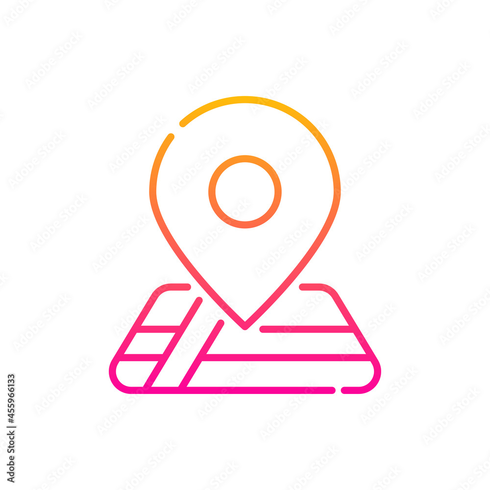 Location vector gradient icon style illustration. Eps 10 file Location vector gradient icon style illustration. Eps 10 file