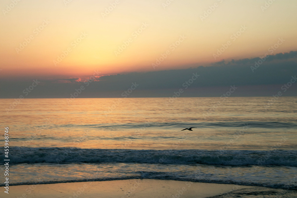 early morning sunrise in Ocean City, MD