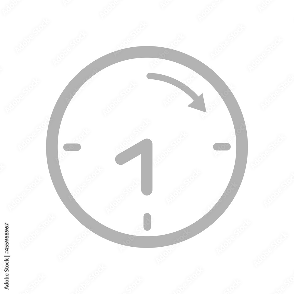 time icon on a white background, vector illustration time icon on a white background, vector illustration