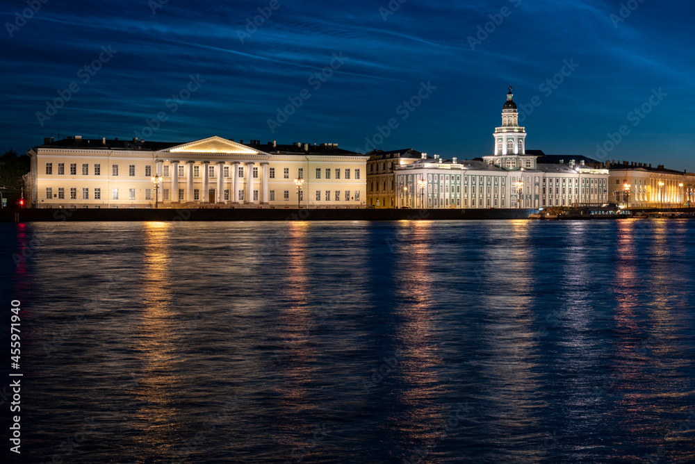 Night view of St.Petersburg