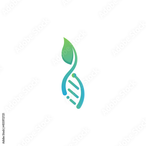 DNA logo design template.icon for science technology