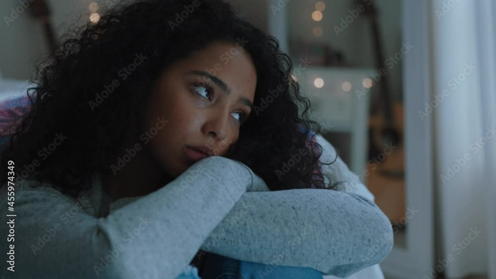 sad teenage girl crying at home feeling alone depressed teen thinking of emotional break up sitting in bedroom sad teenage girl crying at home feeling alone depressed teen thinking of emotional break up sitting in bedroom
