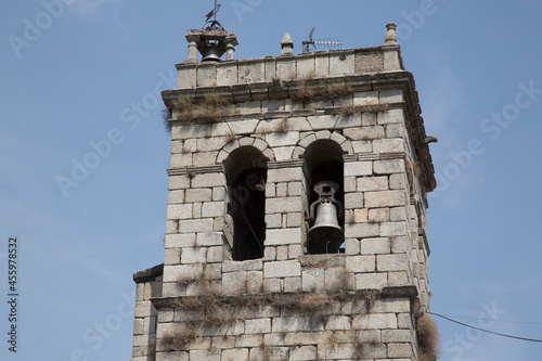Obraz na płótnie Church Bell Tower, Mogarraz Village; Salamanca w salonie