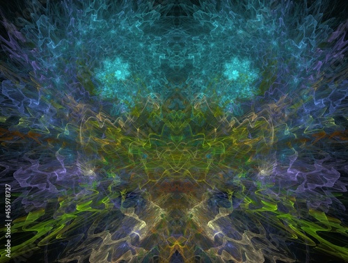 Imaginatory fractal background abstract Image © Ni23