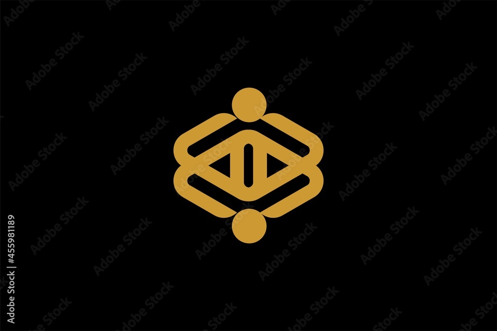 Cube outline logo design vector. Abstract logo design. Cube outline logo design vector. Abstract logo design.