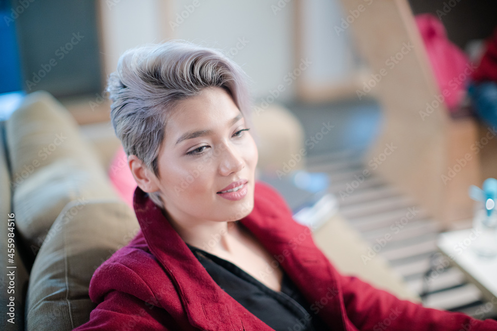 Portrait of thoughtful young woman looking away Portrait of thoughtful young woman looking away