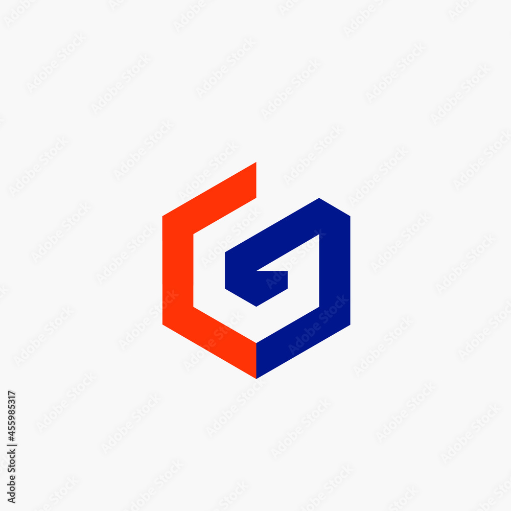 3d cube Letter G 3d cube Letter G