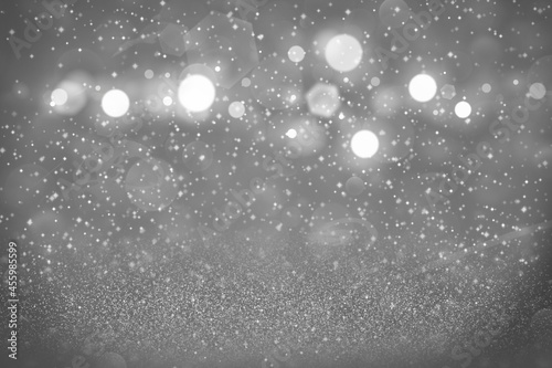 yellow pretty shiny glitter lights defocused bokeh abstract background with sparks fly, celebratory mockup texture with blank space for your content
