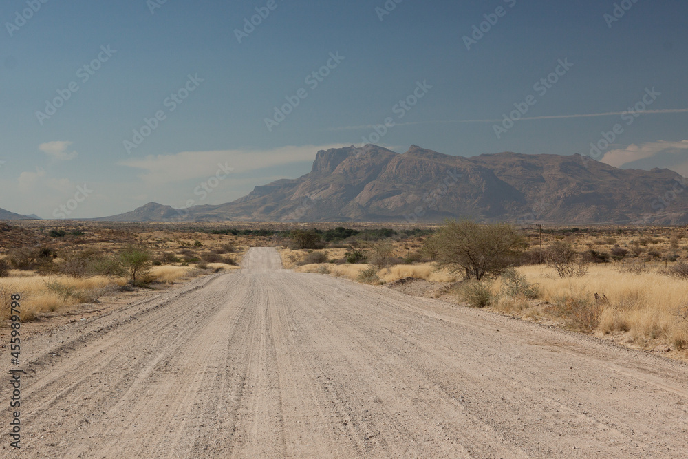 Straße in Namibia