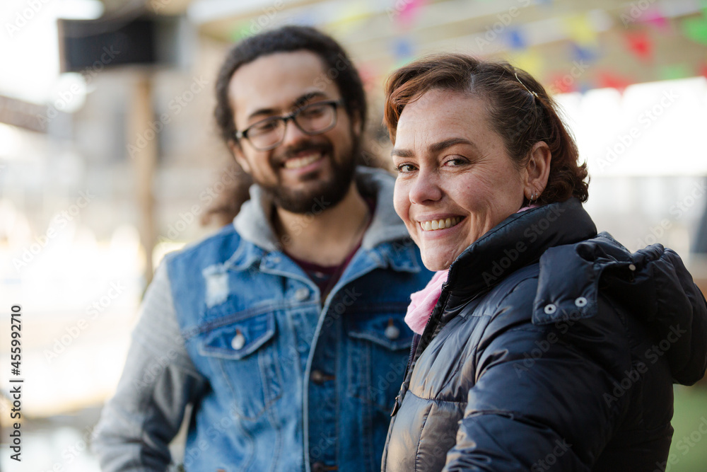 Portrait of smiling couple Portrait of smiling couple