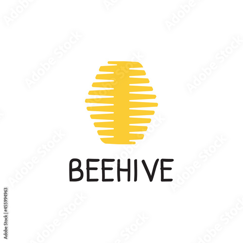 honeycomb or beehive creative abstract logo design