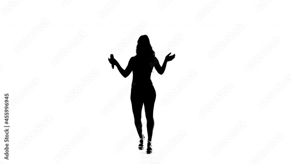 Dancing Girl Silhouette Dancing Girl Silhouette
