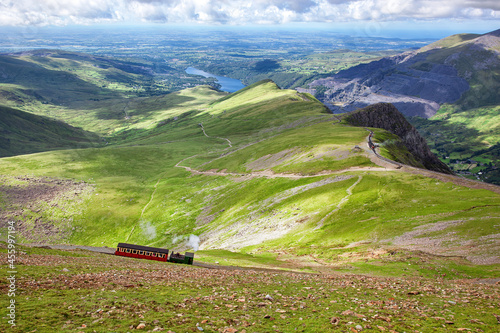 Fotografia Mountain railway, Snowdonia, North Wales