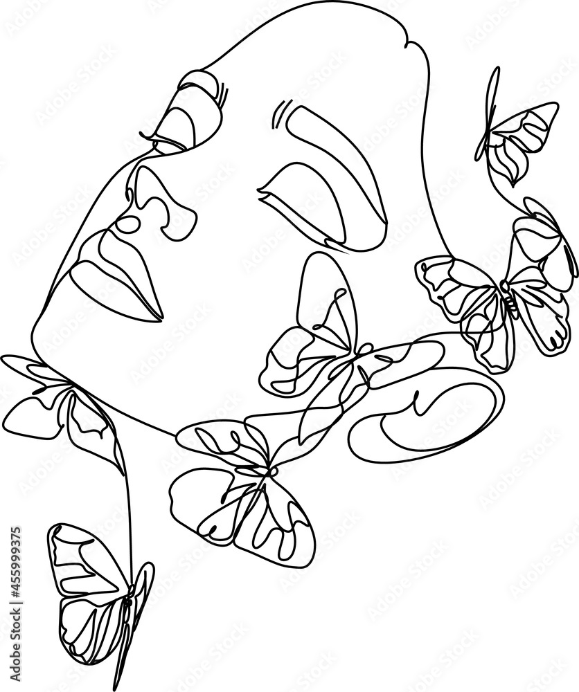 Line Drawing Illustration Black And White Butterfly Outline Sketch Vector,  Realistic Butterfly Drawing, Realistic Butterfly Outline, Realistic Butterfly  Sketch PNG and Vector with Transparent Background for Free Download