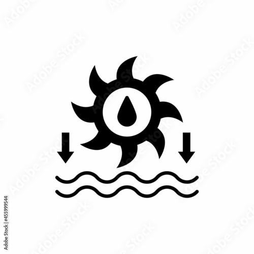 Hydropower Dam icon in vector. Logotype