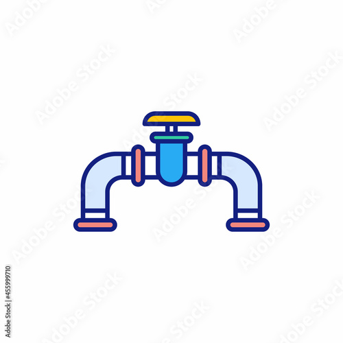 Gas Pipeline icon in vector. Logotype