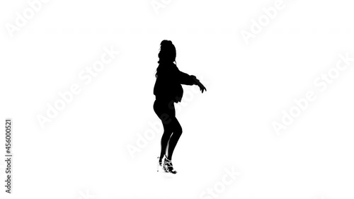 Dancing Girl Silhouette