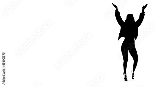 Dancing Girl Silhouette