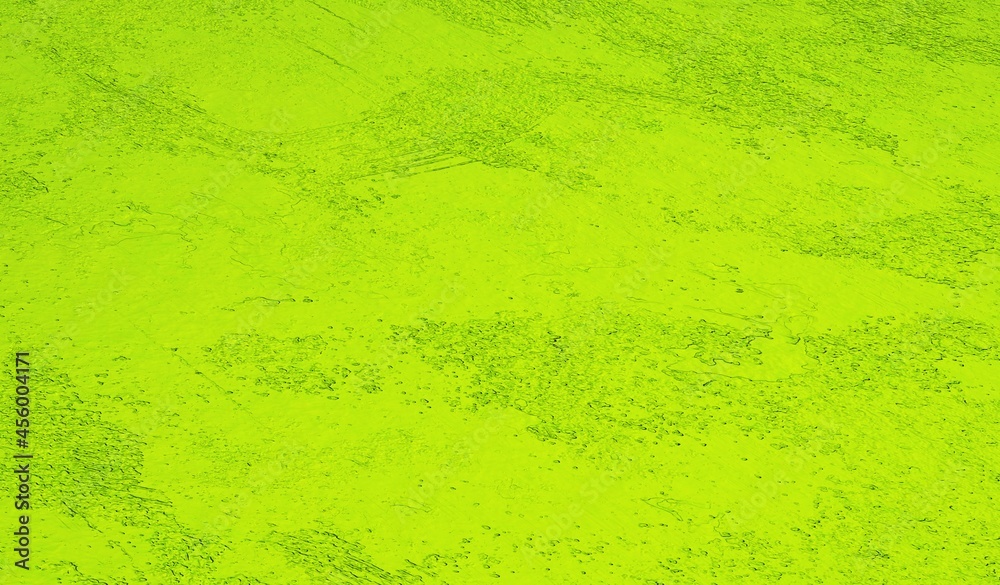 jasno zielone intensywne tło z ciemnymi plamami. 3d render - obrazy, fototapety, plakaty 