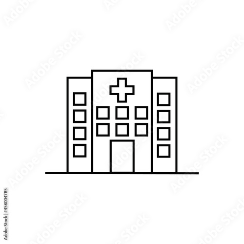 Hospital icon design template. Trendy style