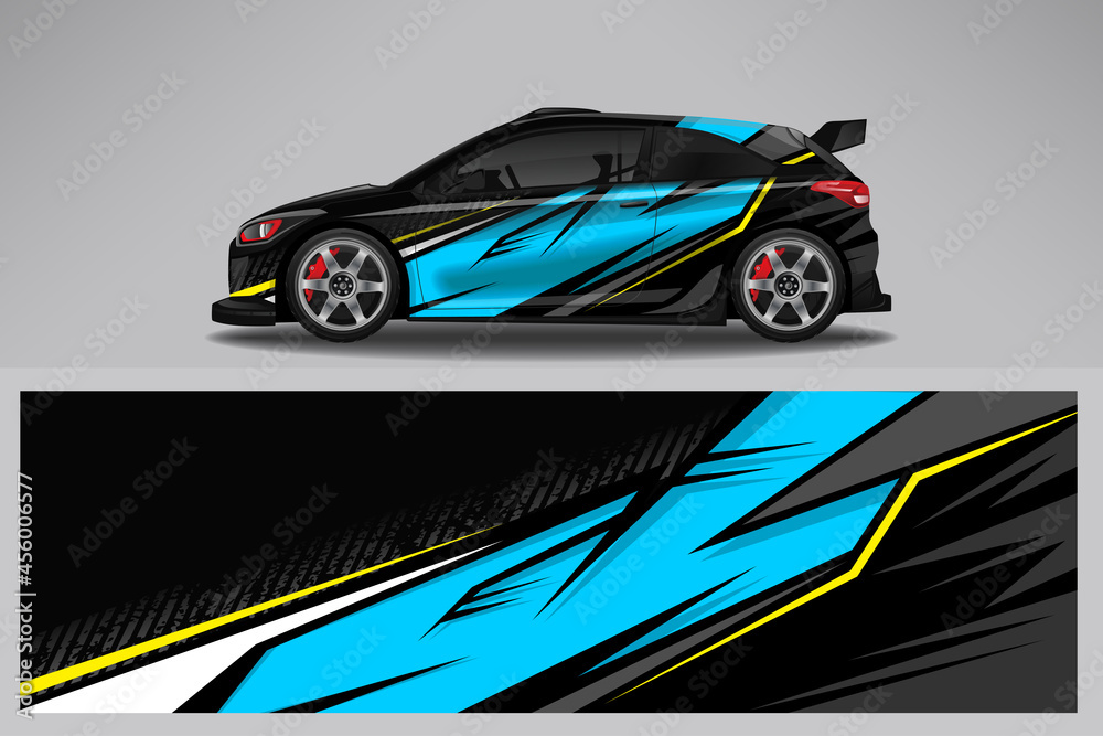 Wrap car vector design decal. Graphic abstract line racing background design for vehicle, race car, rally, adventure livery camouflage. Wrap car vector design decal. Graphic abstract line racing background design for vehicle, race car, rally, adventure livery camouflage.