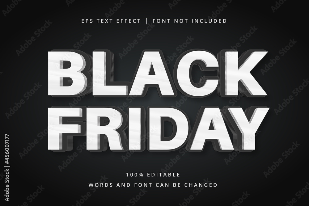 Black Friday Editable Text Effect Black Friday Editable Text Effect