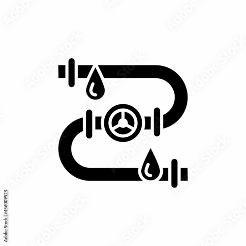 Fuel Pipeline icon in vector. Logotype