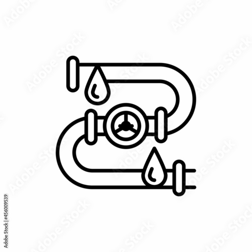 Fuel Pipeline icon in vector. Logotype