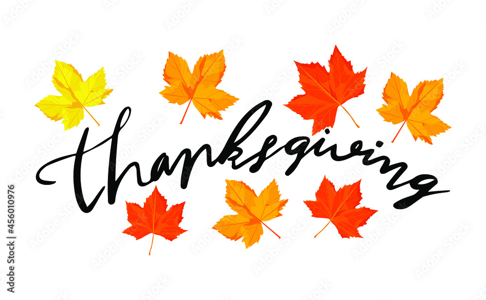 Autumn leave frame with hand writing. Vector illustration of September and Autumn card with fall leave.Thanksgiving greeting card Autumn leave frame with hand writing. Vector illustration of September and Autumn card with fall leave.Thanksgiving greeting card