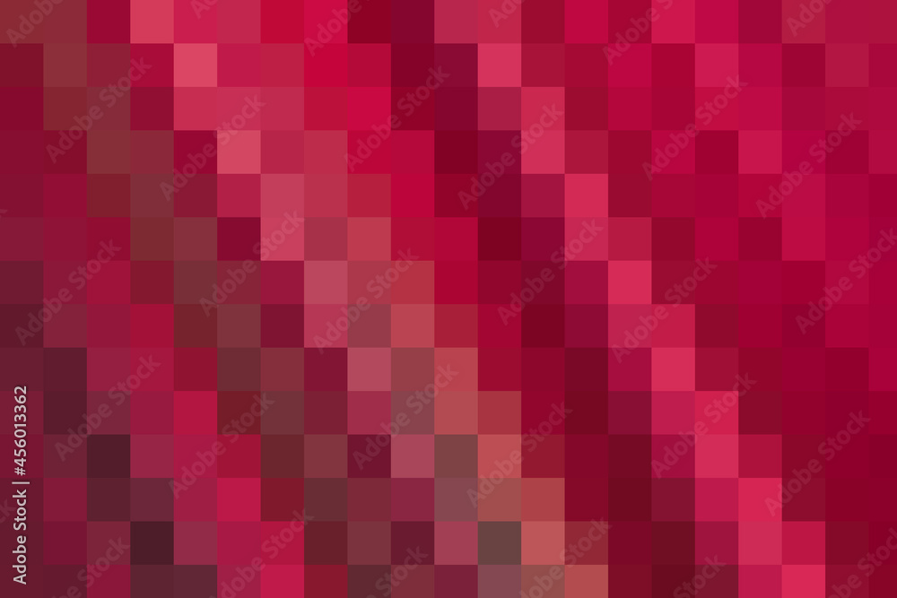 Diagonal textured dark red pixel blocks