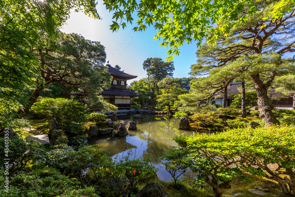 The Ginkakuji Temple (The Silver Pavilion) Unesco World Heritage Site, Uji, Kyoto, Japan. - Image The Ginkakuji Temple (The Silver Pavilion) Unesco World Heritage Site, Uji, Kyoto, Japan. - Image