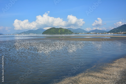 Wallpaper Mural Ubatuba beach, Barra Seca, sunny day and low tide. Brazil Torontodigital.ca