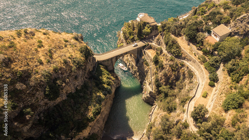  View of the wonderful Fiordo Di Furore on the Amalfi Coast - Italy 2